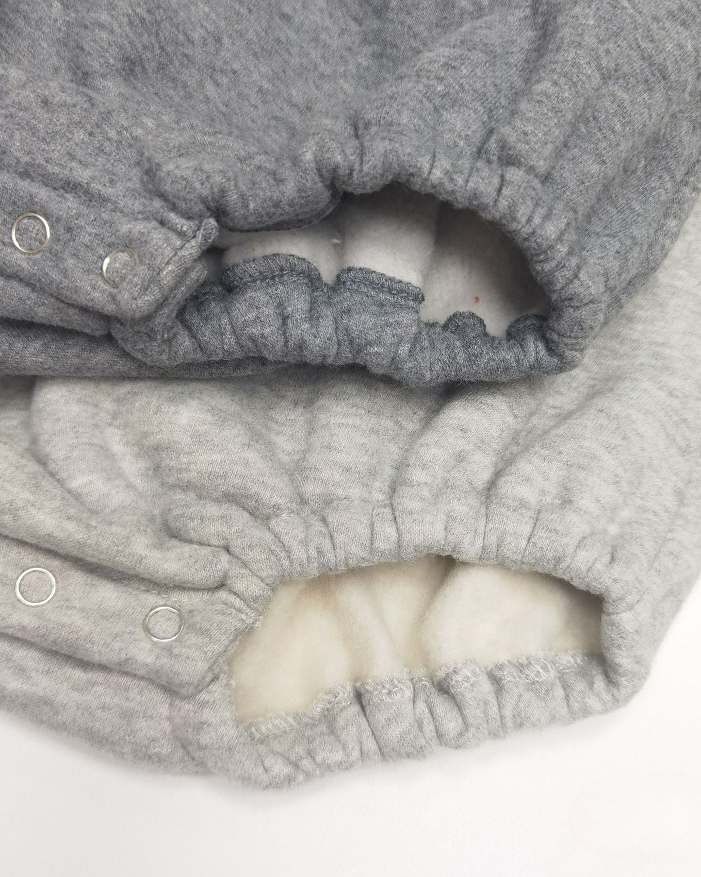 Dinosaur Pattern Fleece Long Sleeve Baby Romper