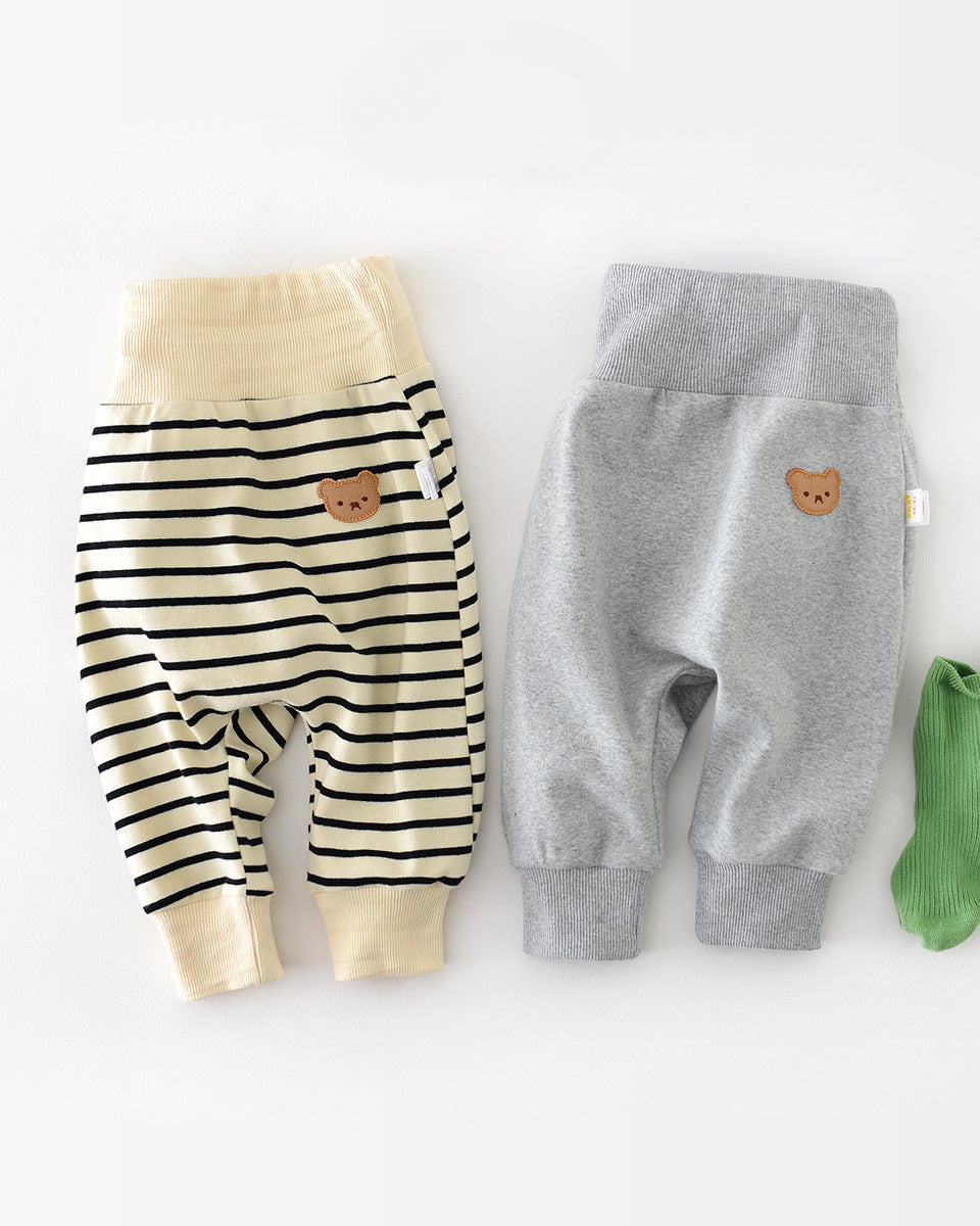 Casual High Waisted Soft Baby Pants