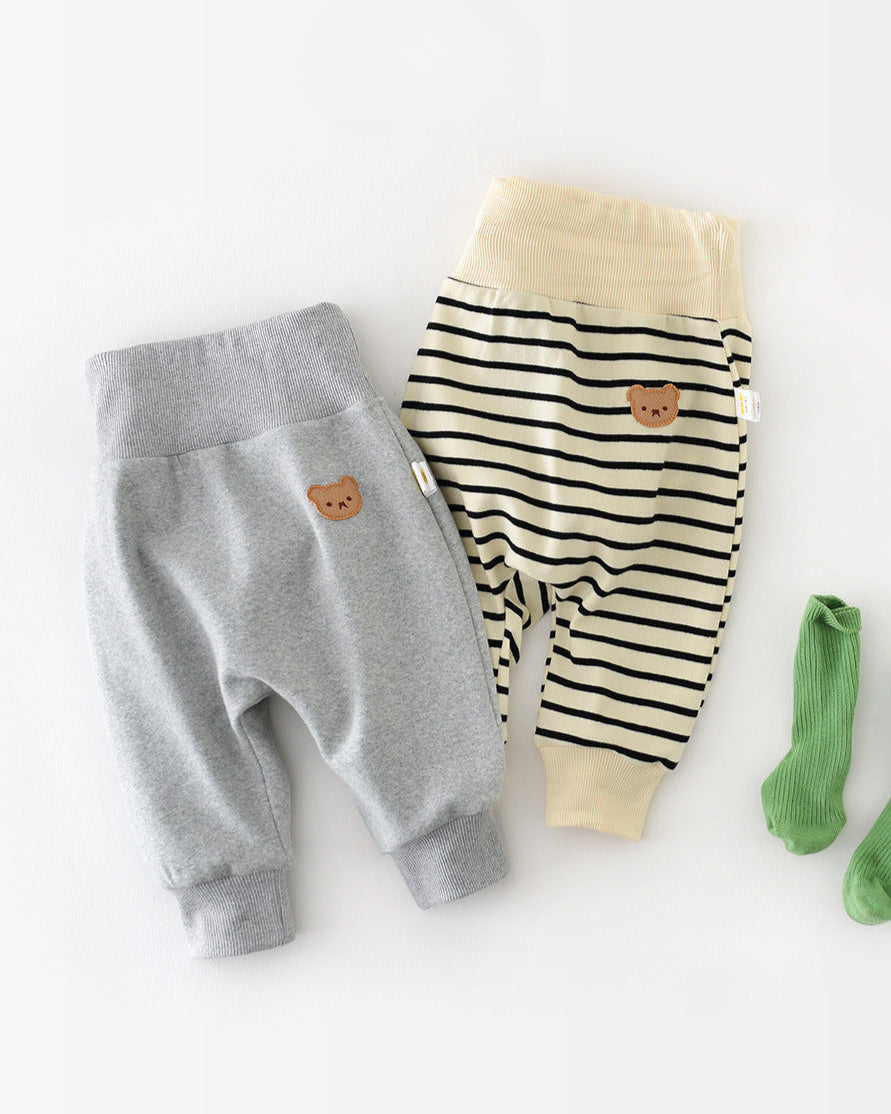 Casual High Waisted Soft Baby Pants