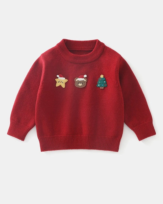 Christmas Knitted Warm Baby Sweater/Vest