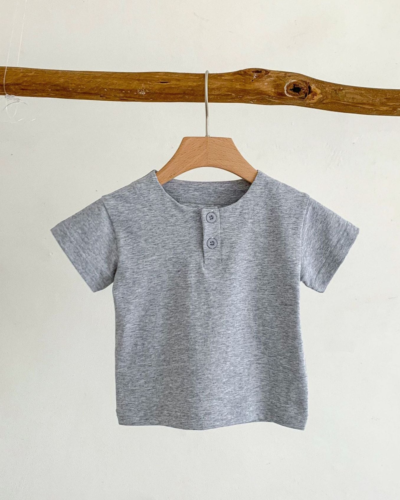 Waffled Bear Printed Baby Romper/Tee