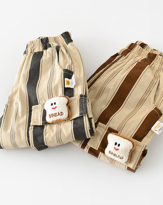 Bread Decor Casual Striped Baby Pants