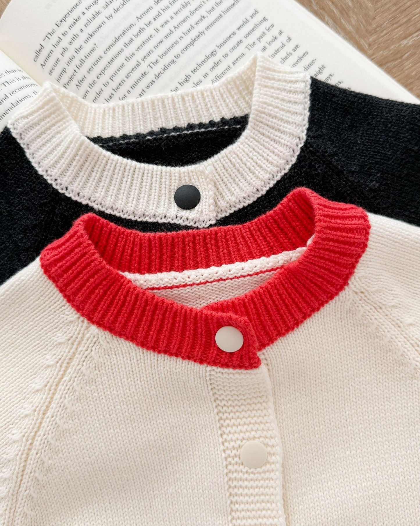 Moon Star Knitted Long Sleeve Baby Jumpsuits