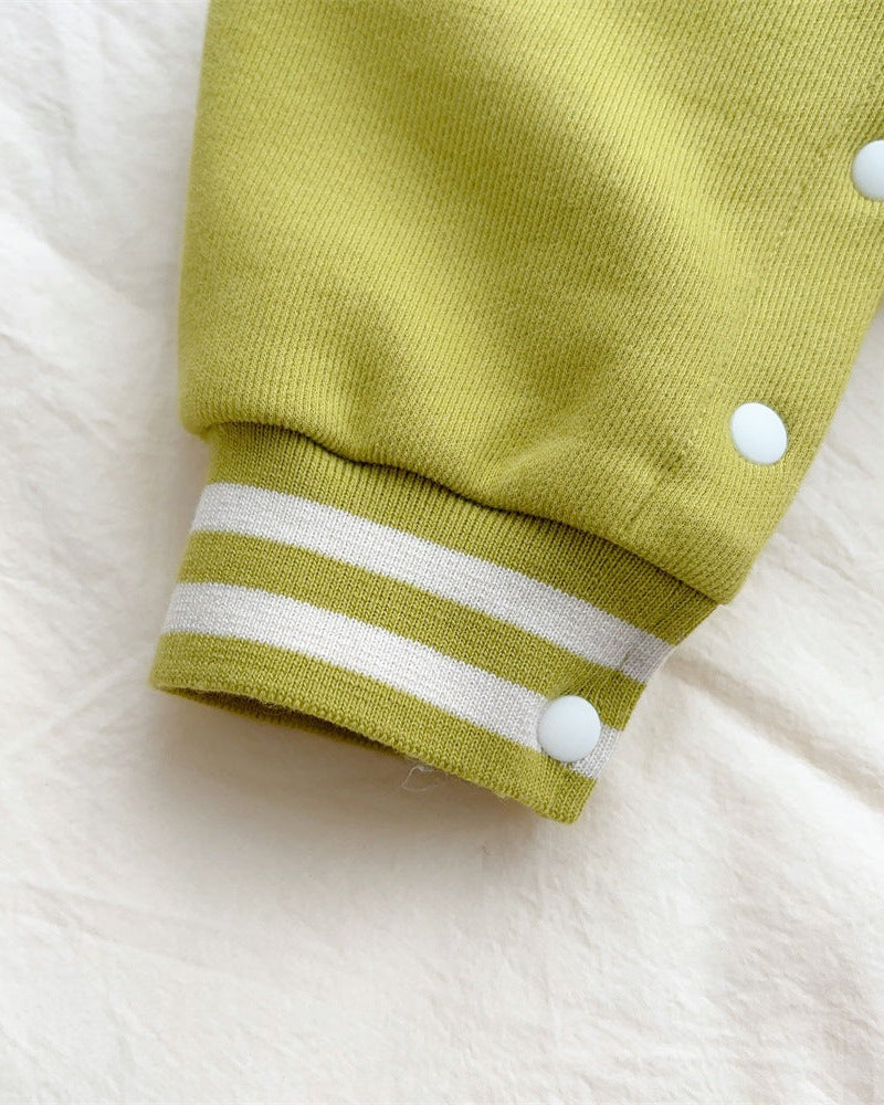 Doll Decor Long Sleeve Baby Jumpsuits