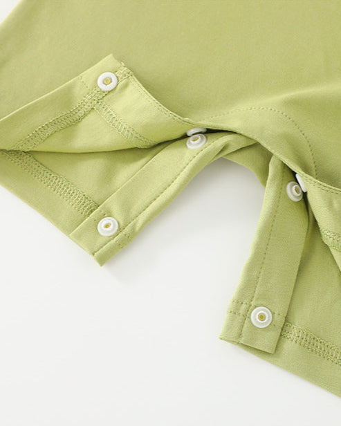 Dinosaur Pattern Cotton Short Sleeve Baby Jumpsuits