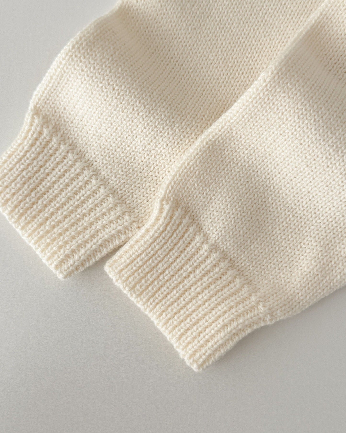 Tie Decor Long Sleeve Knitted Baby Romper