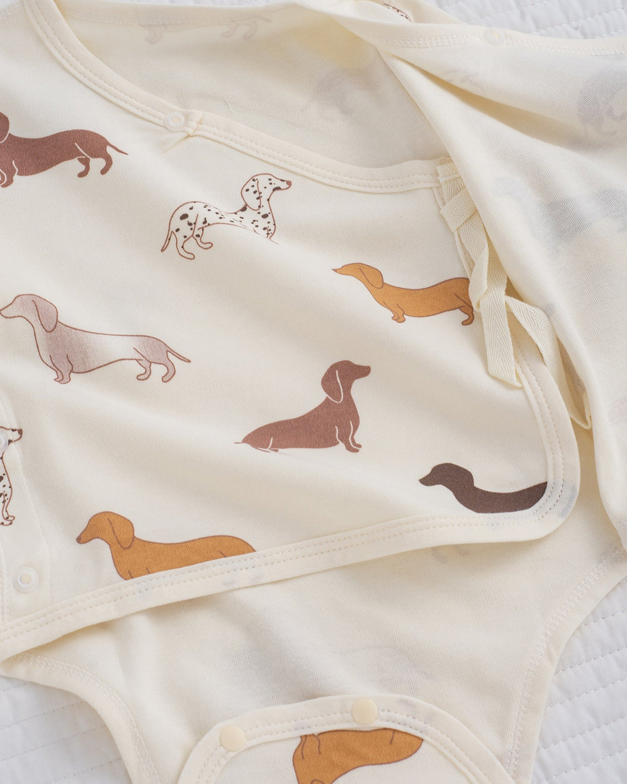 Animal Tree Pattern Cotton Long Sleeve Baby Romper
