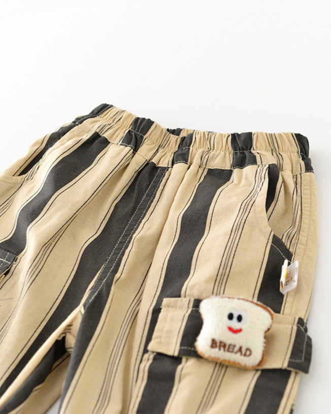 Bread Decor Casual Striped Baby Pants