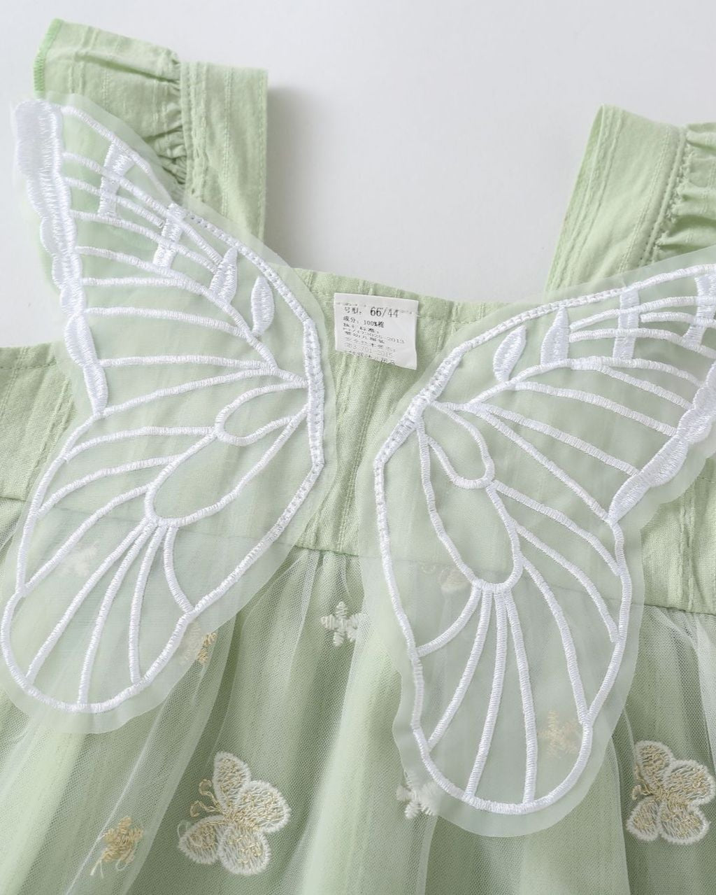 Sweet Butterfly Decor Baby Girl Dress&Hat