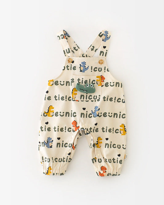 جمبسوت أطفال قابلة للتعديل بطبعة ديناصور