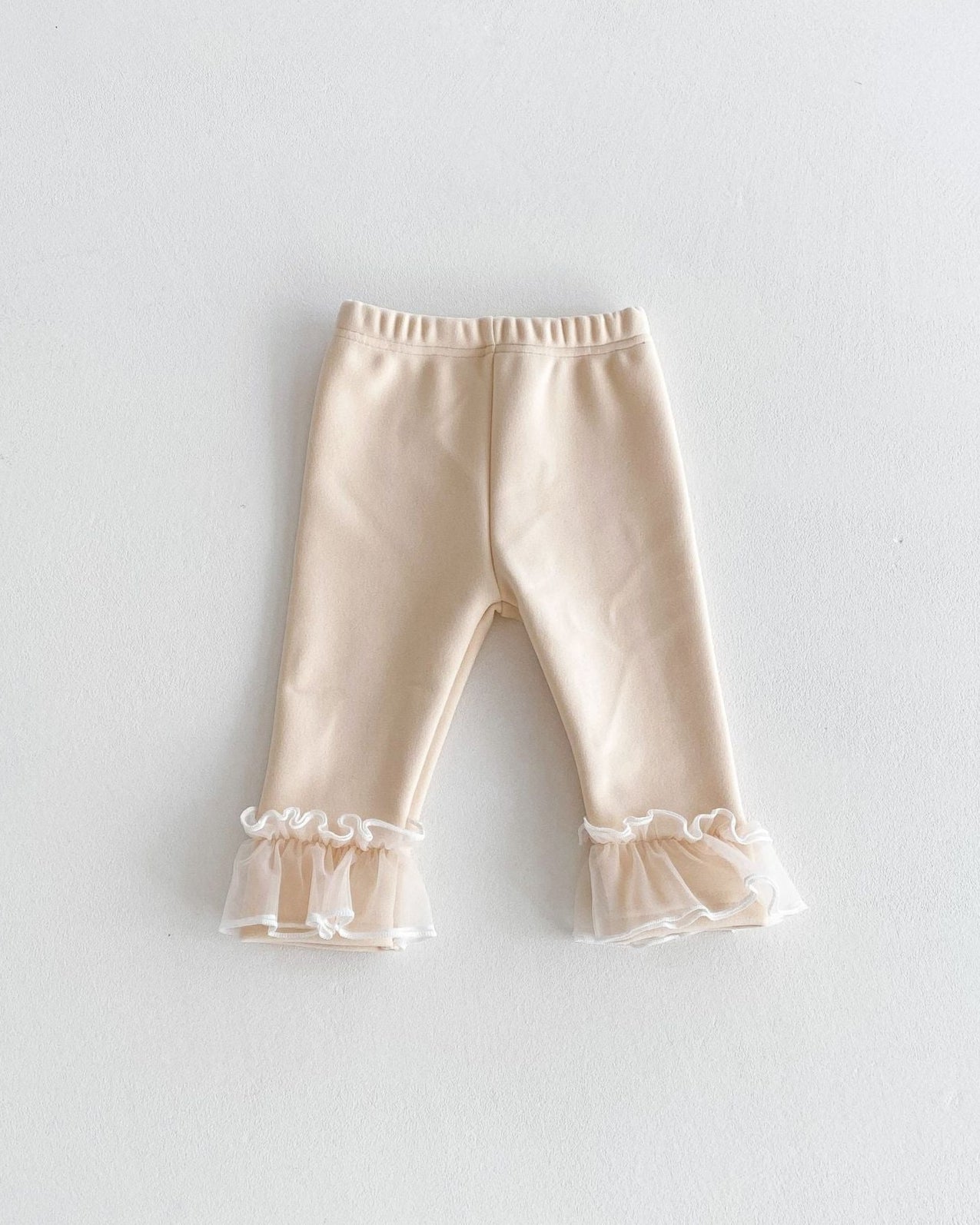 Warm Lace Decor Cotton Baby Pants
