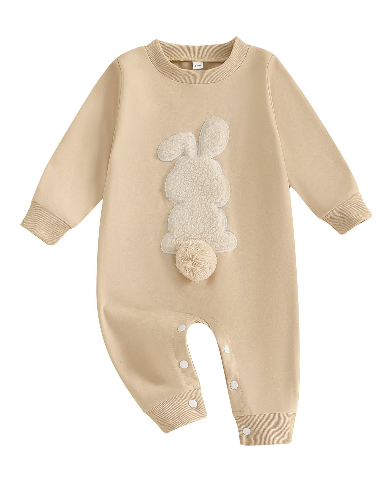 Rabbit Ball Decor Long Sleeve Baby Jumpsuits