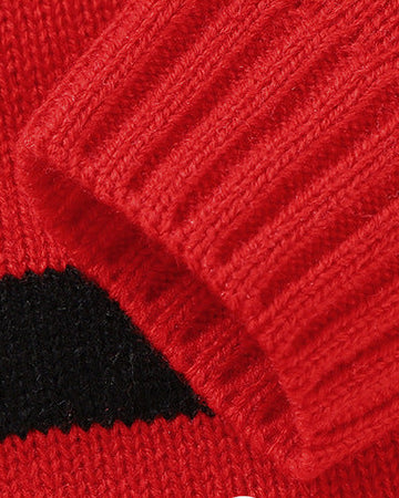 Christmas Santa Knitted Baby Jumpsuits with Hat