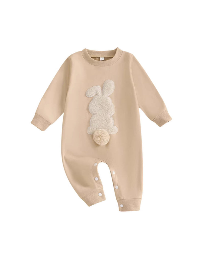 Rabbit Ball Decor Long Sleeve Baby Jumpsuits