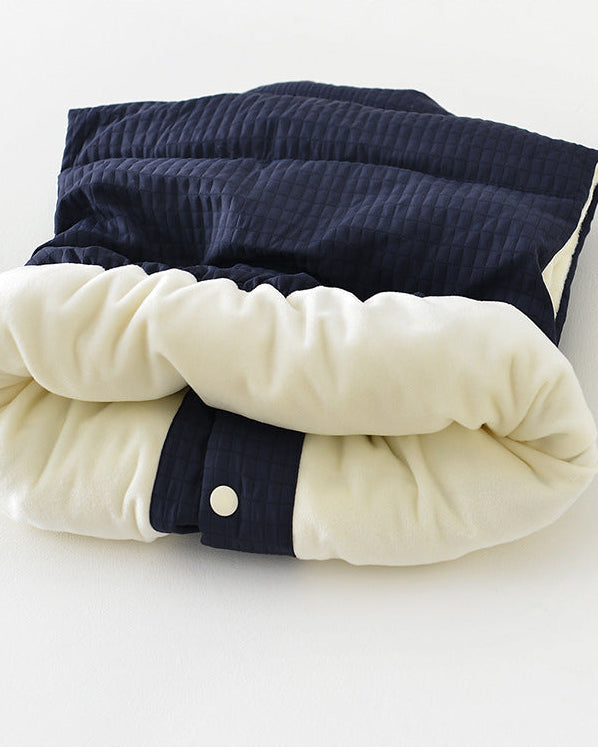 Fleece Letter R Sleeveless Baby Puffer Vest