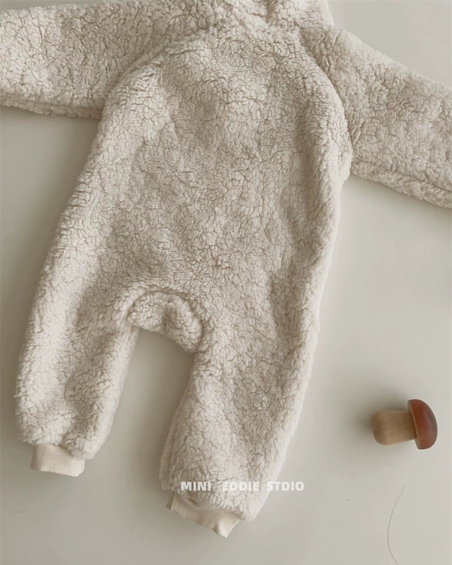 Polar Fleece Solid Color Baby Jacket/Jumpsuits