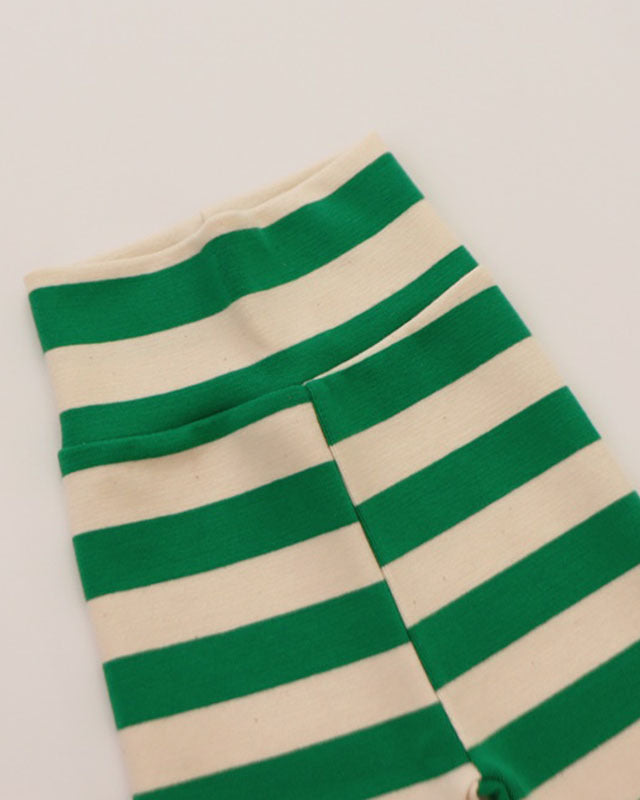 Christmas Striped Baby Bodysuit/Top Pant Set