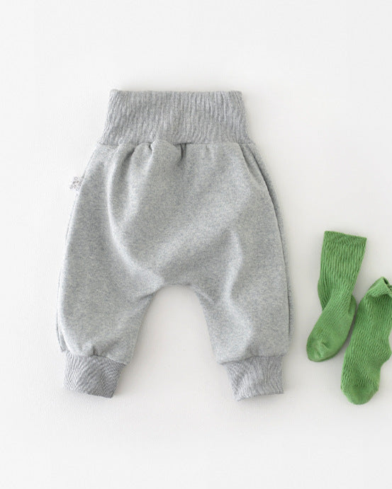 Casual High Waisted Soft Baby Pants