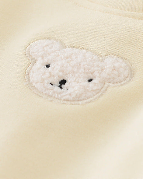 Bear Head Fleece Baby Sweatshirt