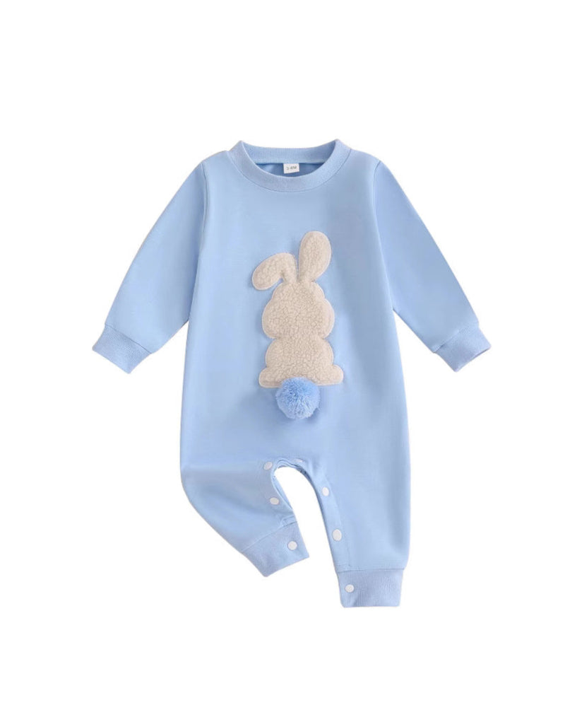 Rabbit Ball Decor Long Sleeve Baby Jumpsuits