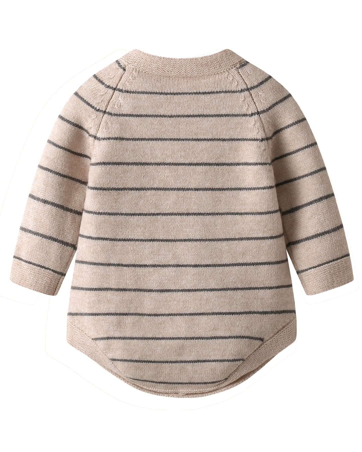 Striped Knitted Baby Romper Jumpsuits 2pcs Set
