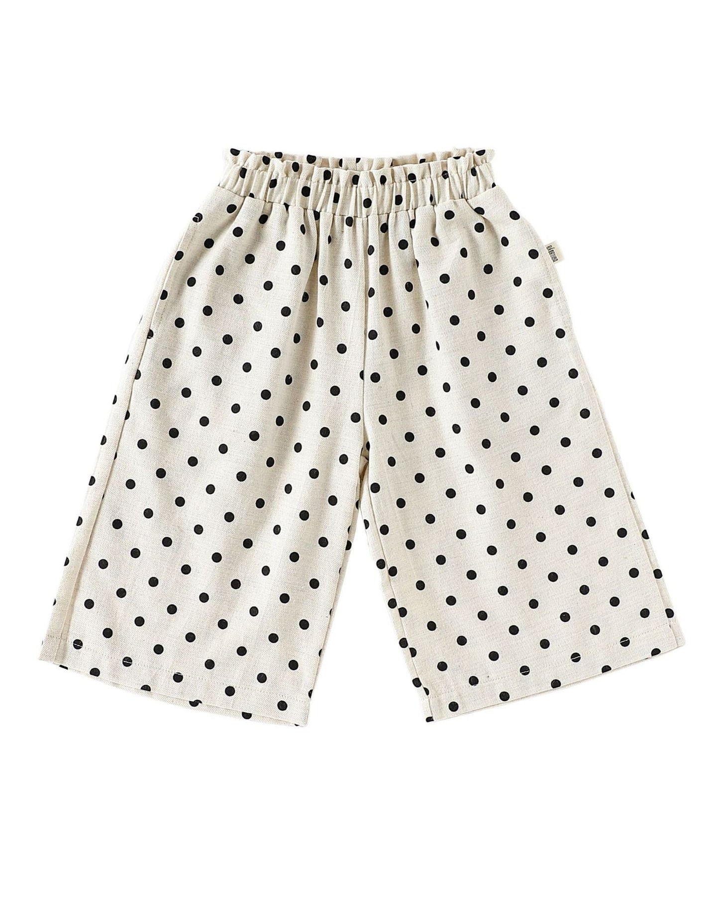 Ruffled Collar Long Sleeve Baby Girl Sweatshirt Polka Dot Pants