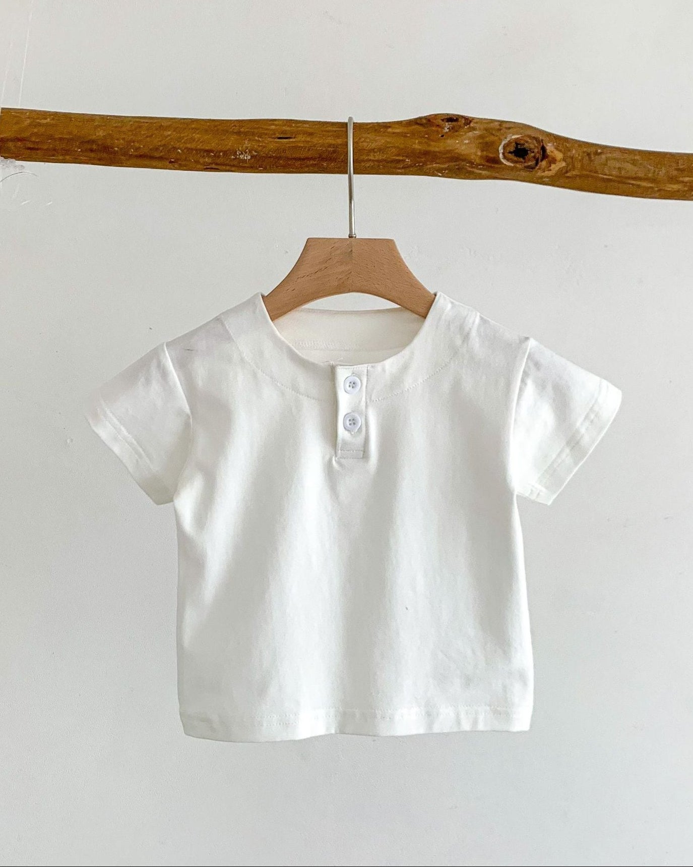 Waffled Bear Printed Baby Romper/Tee