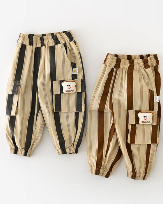 Bread Decor Casual Striped Baby Pants