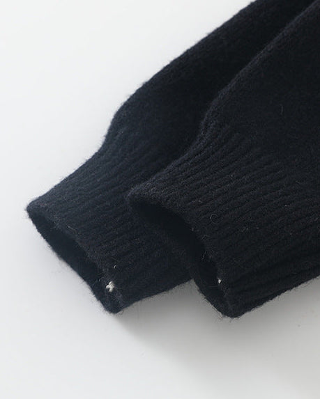 Casual Striped Bear Tag Knitted Baby Sweater