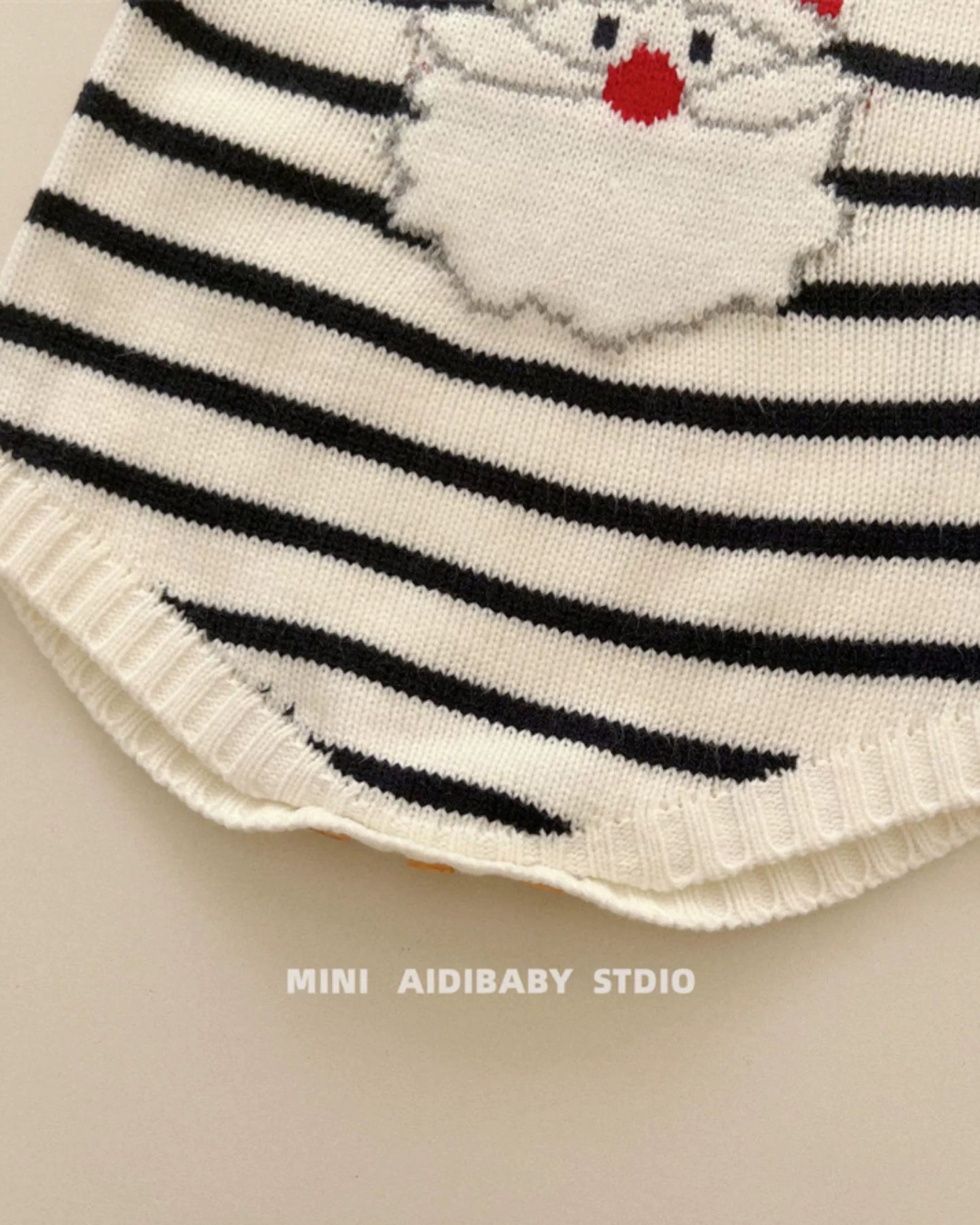 Santa Knitted Baby Sweater Jumpsuits Romper