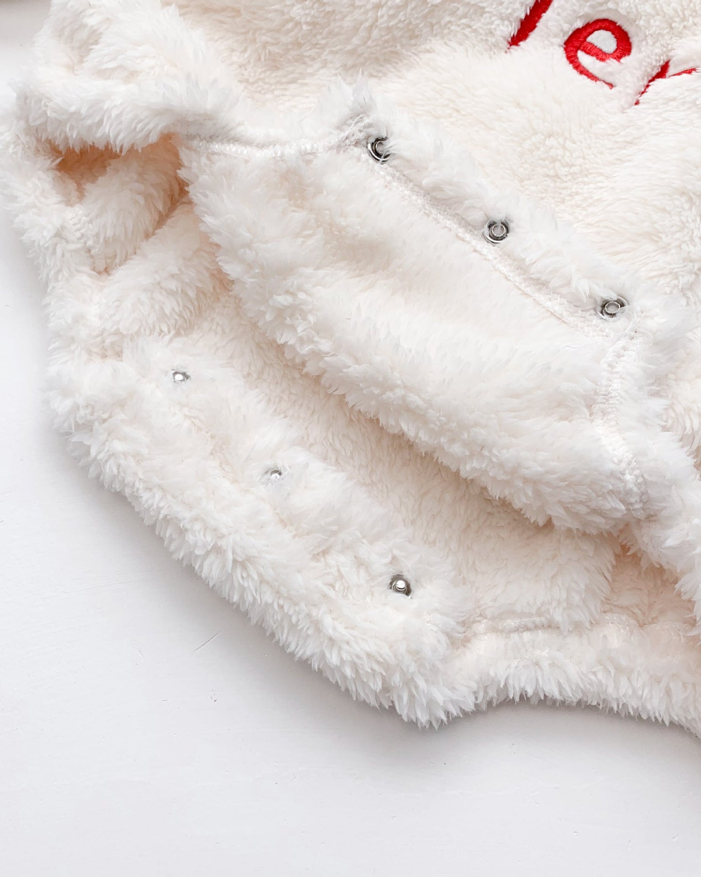 Merry Christmas Fleece Baby Romper with Hat