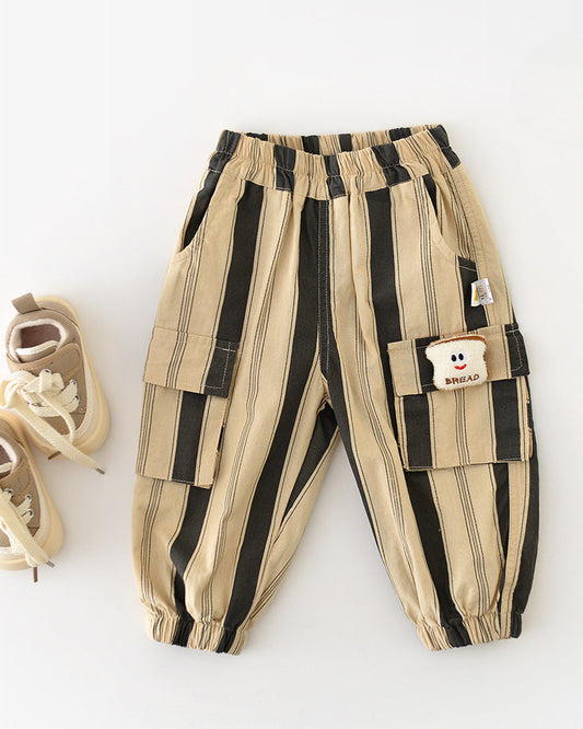 Bread Decor Casual Striped Baby Pants