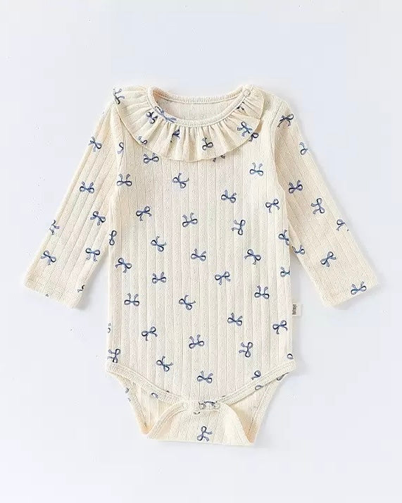 Cotton Soft Heart Long Sleeve Baby Jumpsuits/Romper