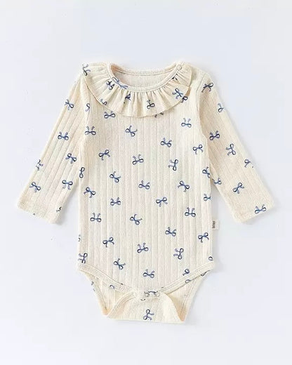 Cotton Soft Heart Long Sleeve Baby Jumpsuits/Romper