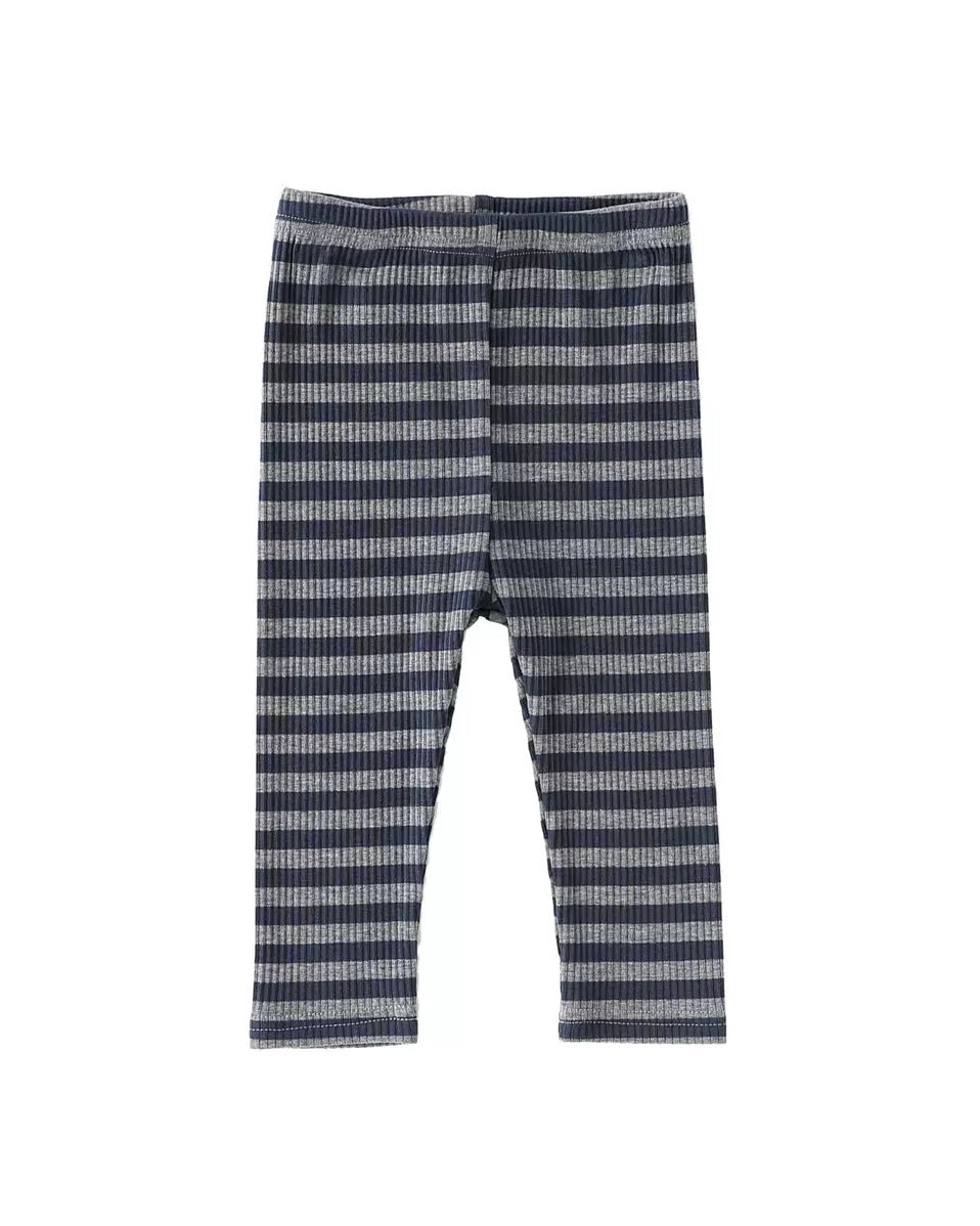 Modal Cotton Striped Long Sleeve Baby Jumpsuits Romper Pants