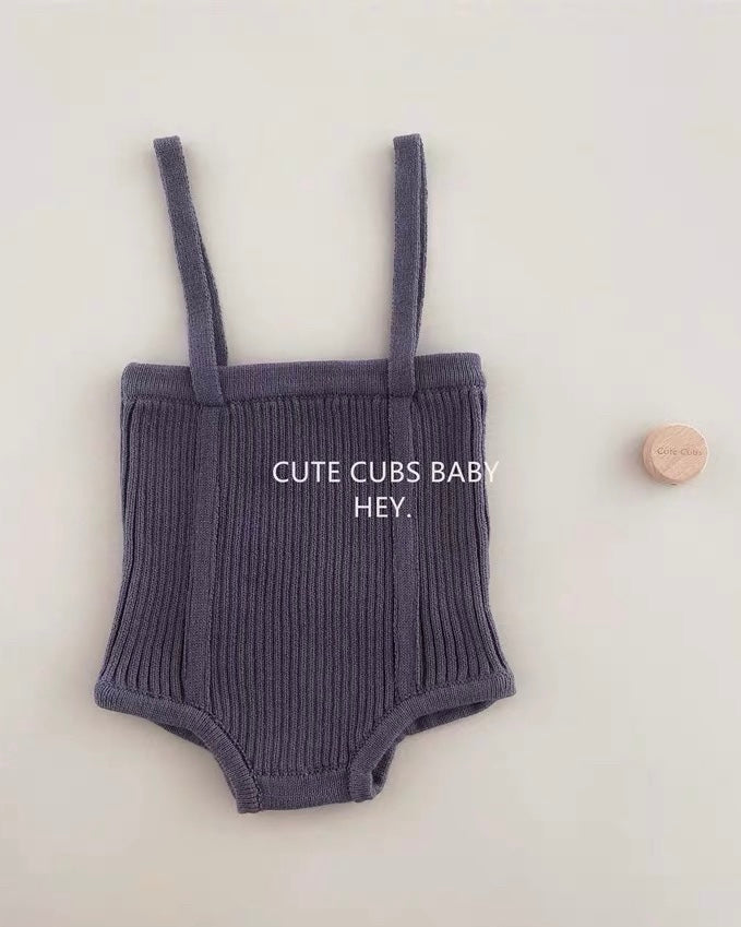 Modal Cotton Striped Long Sleeve Baby Jumpsuits Romper Pants