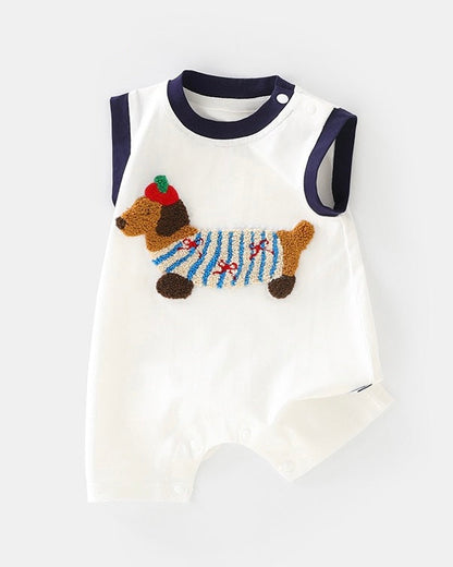 جمبسوت/رومبير بنقشة كلب داشهند لطيف للأطفال 