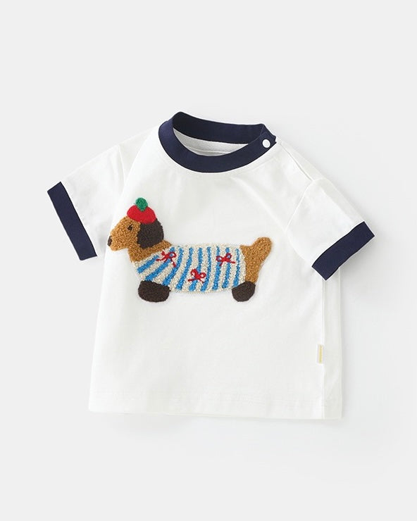 جمبسوت/رومبير بنقشة كلب داشهند لطيف للأطفال 