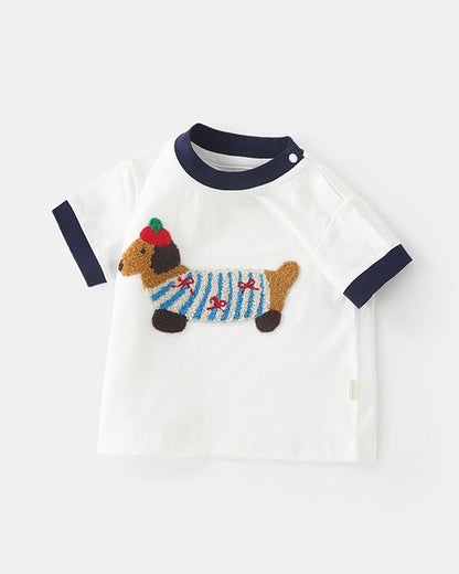 جمبسوت/رومبير بنقشة كلب داشهند لطيف للأطفال 