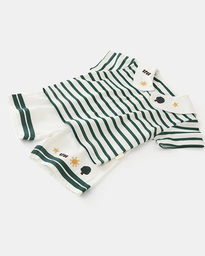 Tree Star Striped Baby Jumpsuits/2pcs Set