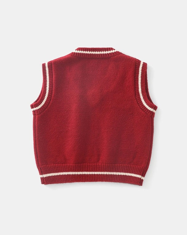Christmas Knitted Warm Baby Sweater/Vest