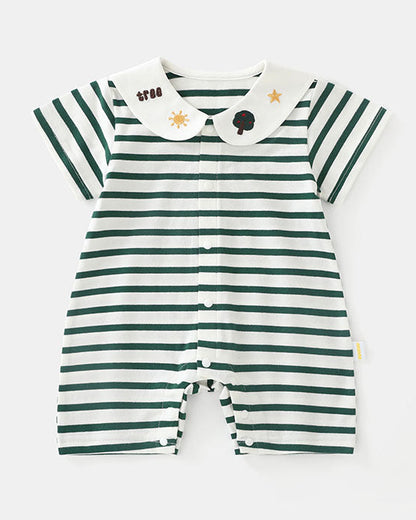 Tree Star Striped Baby Jumpsuits/2pcs Set