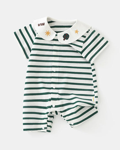 Tree Star Striped Baby Jumpsuits/2pcs Set
