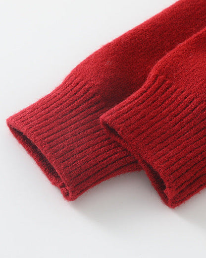 Christmas Knitted Warm Baby Sweater/Vest