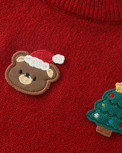 Christmas Knitted Warm Baby Sweater/Vest