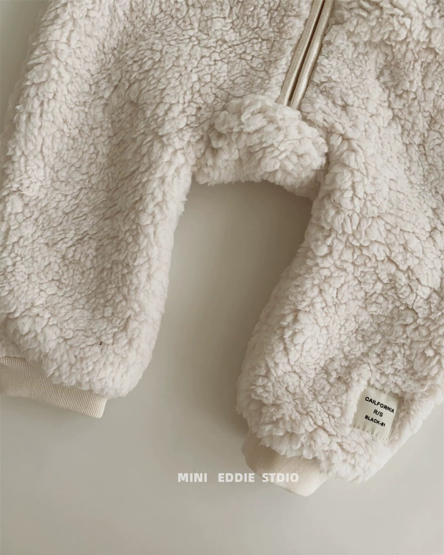 Polar Fleece Solid Color Baby Jacket/Jumpsuits