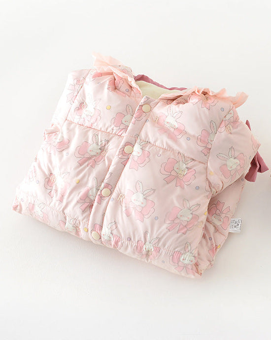 Sweet Rabbit Warm Hooded Baby Jumpsuits