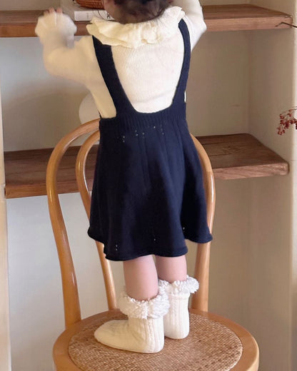 Crochet Knitted Sleeveless Baby Dress