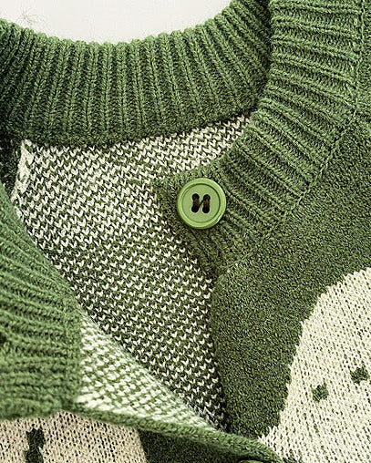 Elephant Dog Star Knitted Baby Jumpsuits