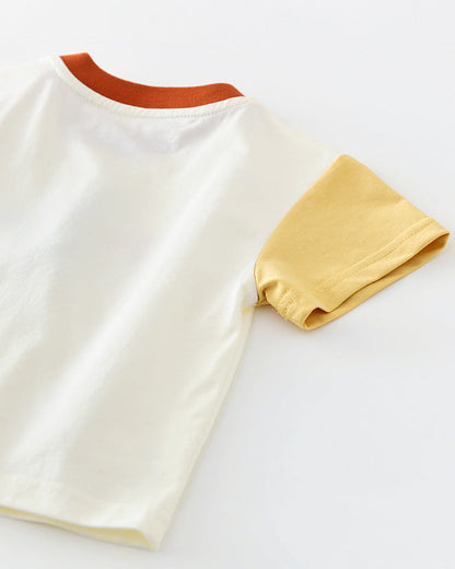 Dinosaur Letter Short Sleeve Baby 2pcs Set